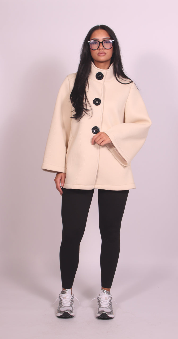 BUTTON JACKET CREAM